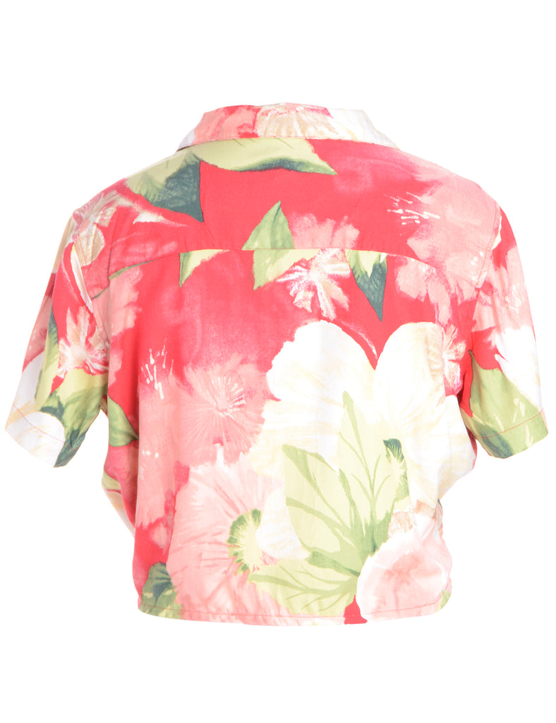 Beyond Retro Label Label Juliet Cropped Hawaiian Shirt