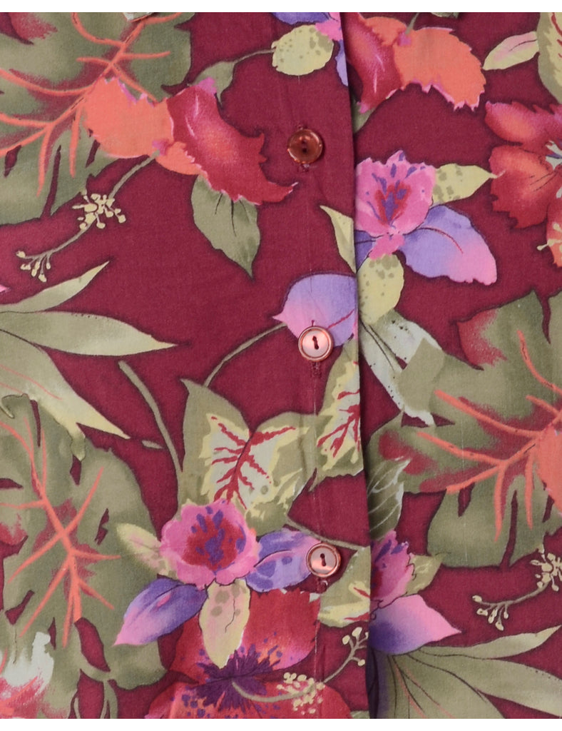 Beyond Retro Label Label Juliet Cropped Hawaiian Shirt