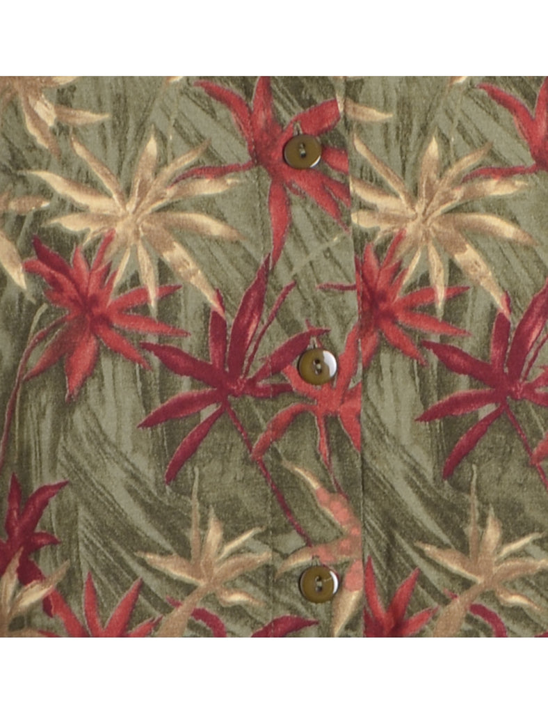 Beyond Retro Label Label Juliet Cropped Hawaiian Shirt