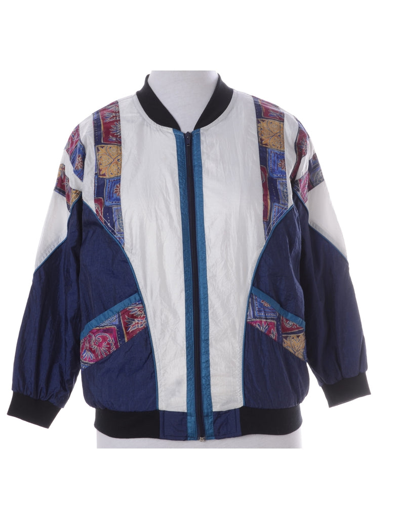 Beyond Retro Label Label Kay Bomber Patterned Jacket