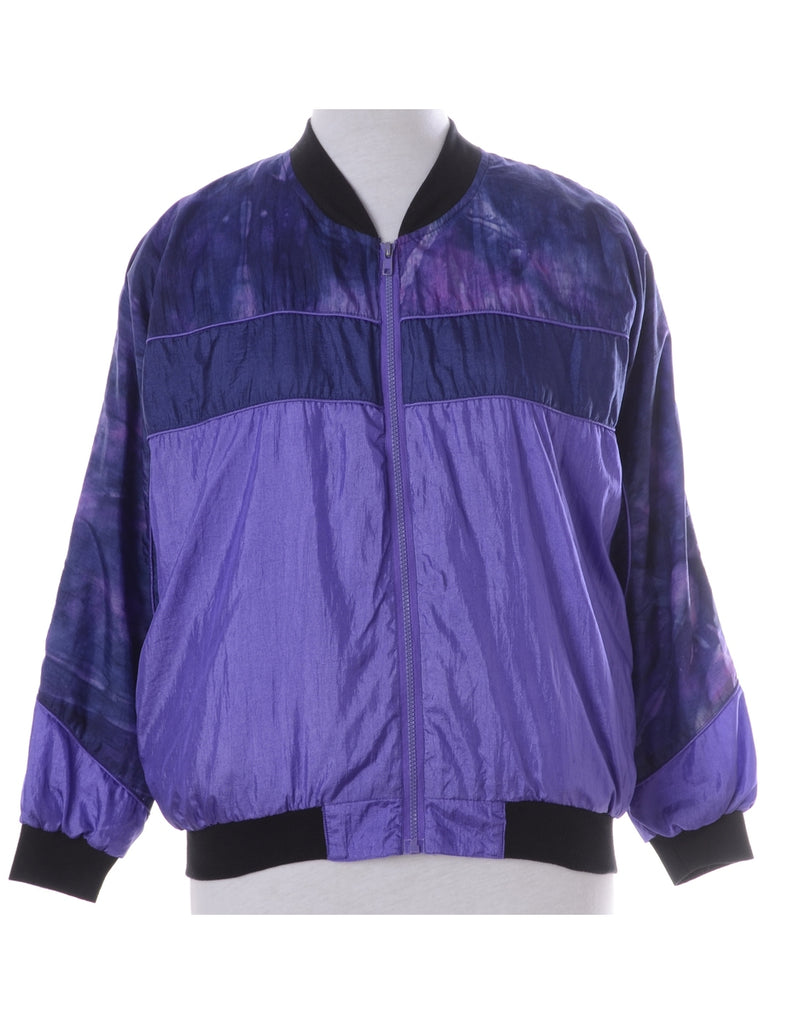 Beyond Retro Label Label Kay Bomber Patterned Jacket
