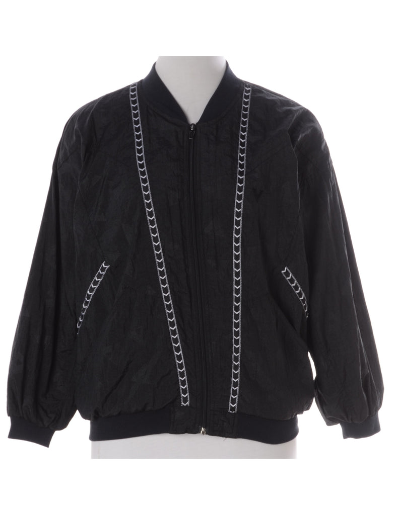 Beyond Retro Label Label Kay Bomber Patterned Jacket