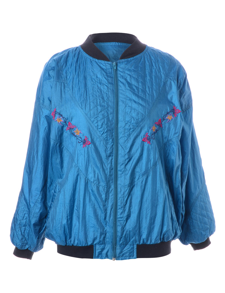 Beyond Retro Label Label Kay Bomber Patterned Jacket