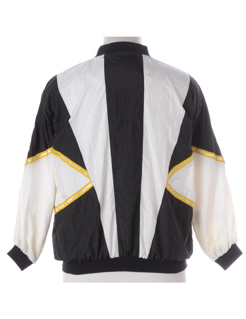 Beyond Retro Label Label Kay Bomber Patterned Jacket