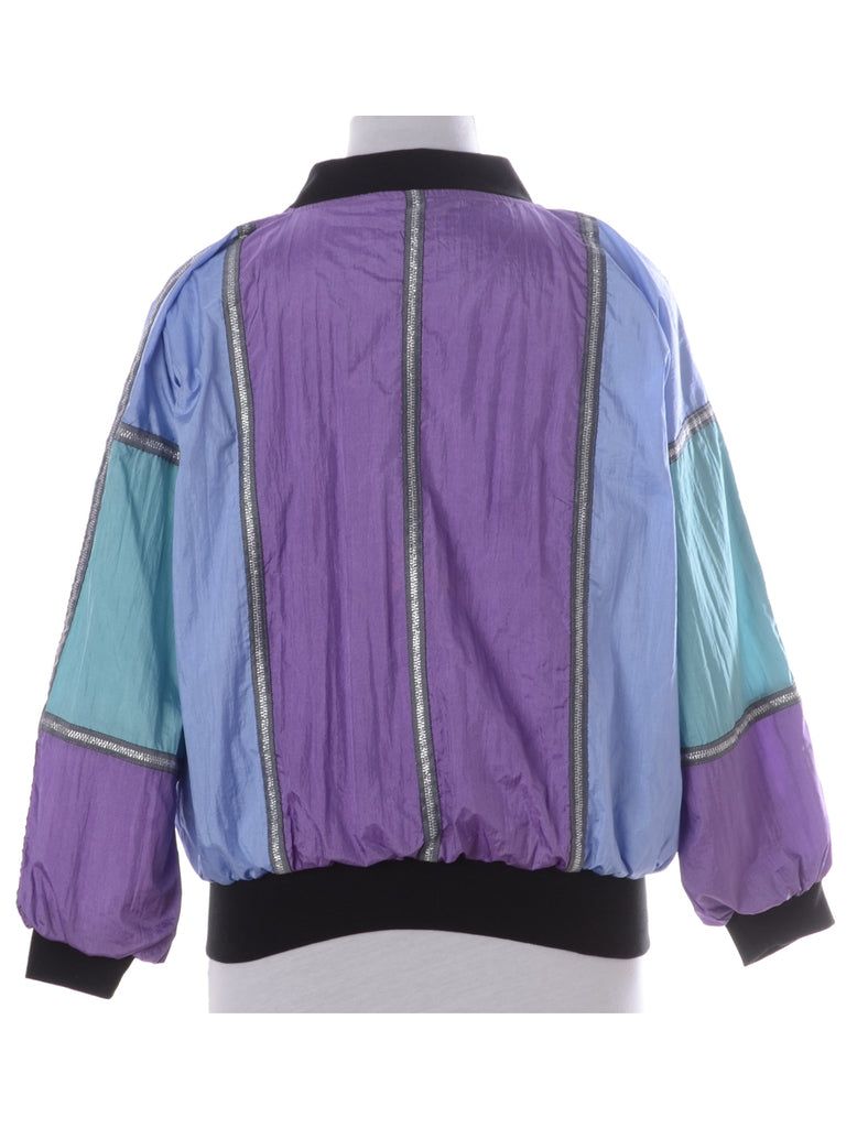 Beyond Retro Label Label Kay Bomber Patterned Jacket
