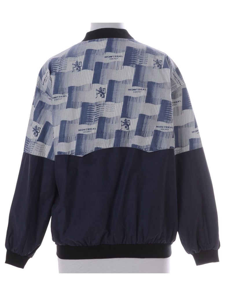 Beyond Retro Label Label Kay Bomber Patterned Jacket