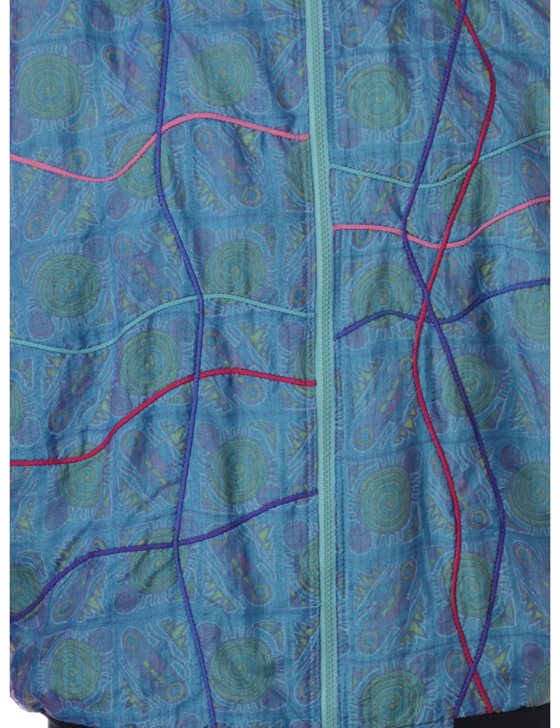 Beyond Retro Label Label Kay Bomber Patterned Jacket