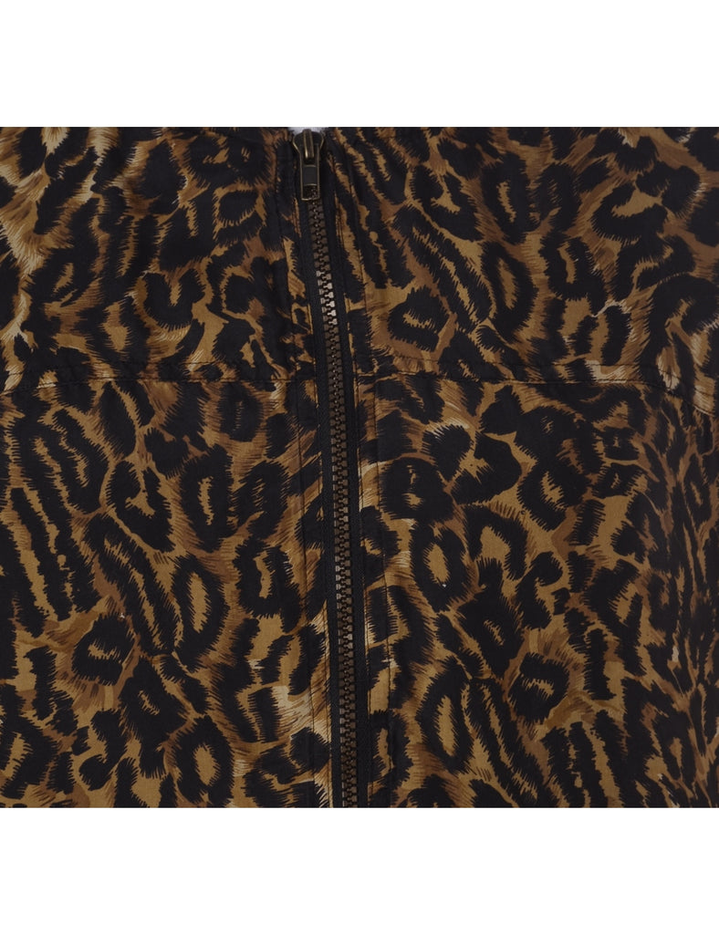 Beyond Retro Label Label Kay Bomber Patterned Jacket