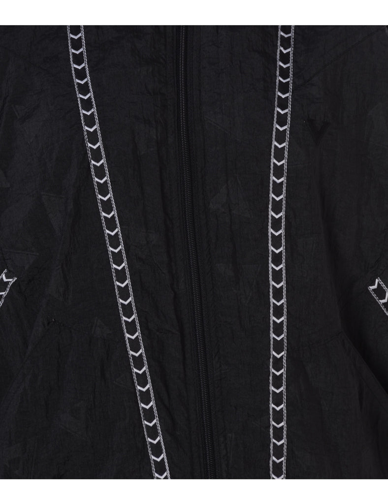 Beyond Retro Label Label Kay Bomber Patterned Jacket