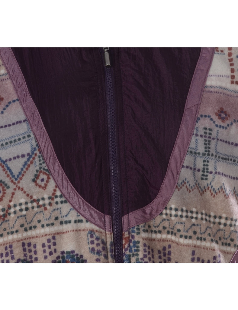 Beyond Retro Label Label Kay Bomber Patterned Jacket