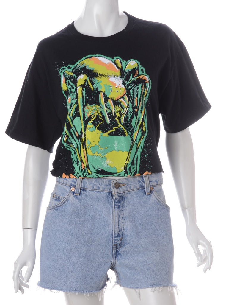 Beyond Retro Label Label Kim Printed Cropped Tee