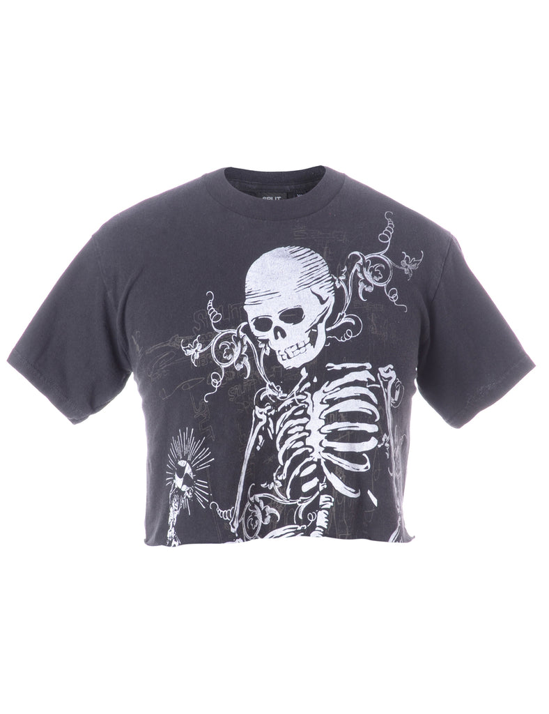 Beyond Retro Label Label Kim Printed Cropped Tee