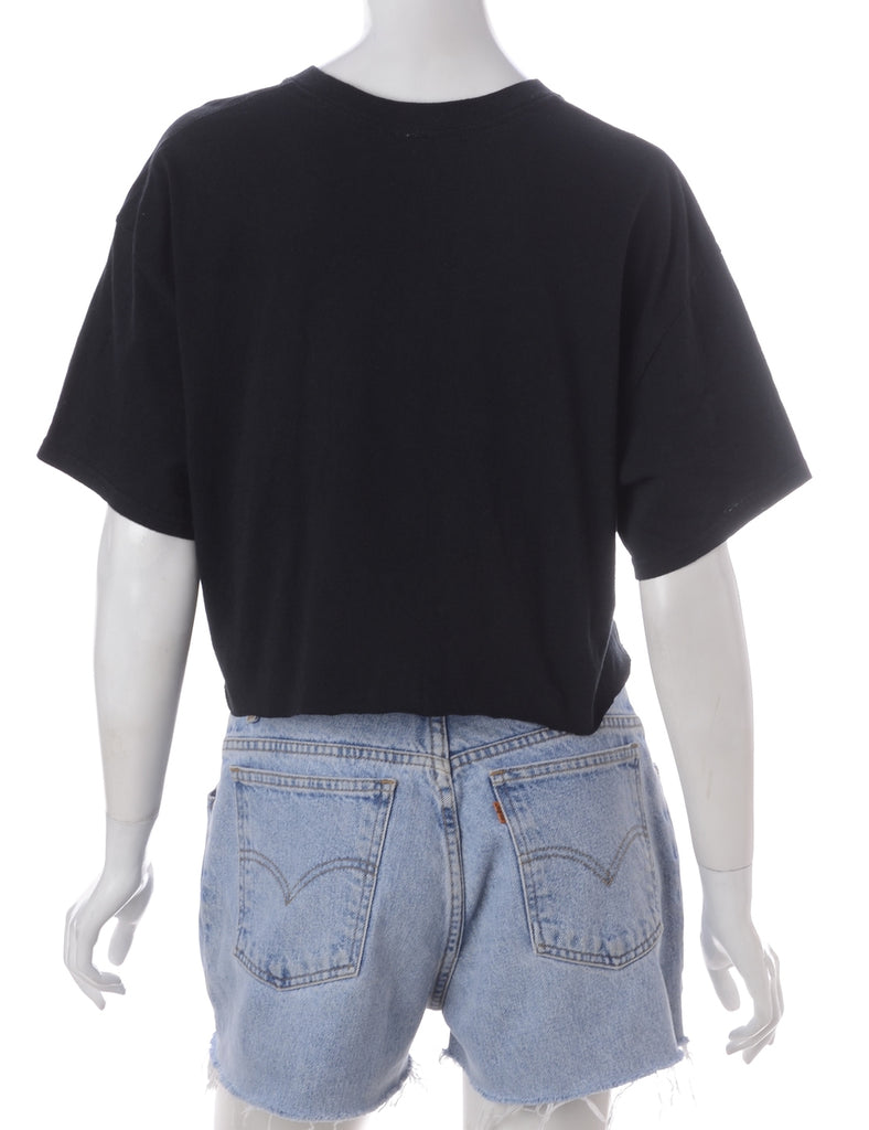 Beyond Retro Label Label Kim Printed Cropped Tee