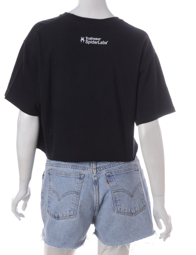 Beyond Retro Label Label Kim Printed Cropped Tee