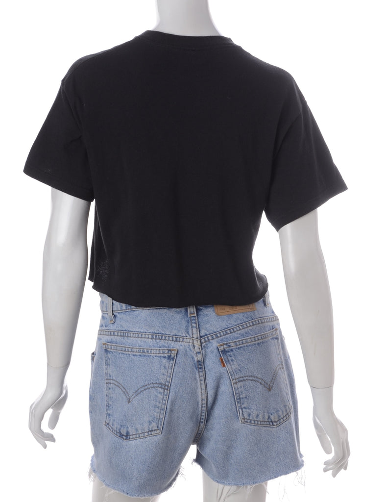 Beyond Retro Label Label Kim Printed Cropped Tee