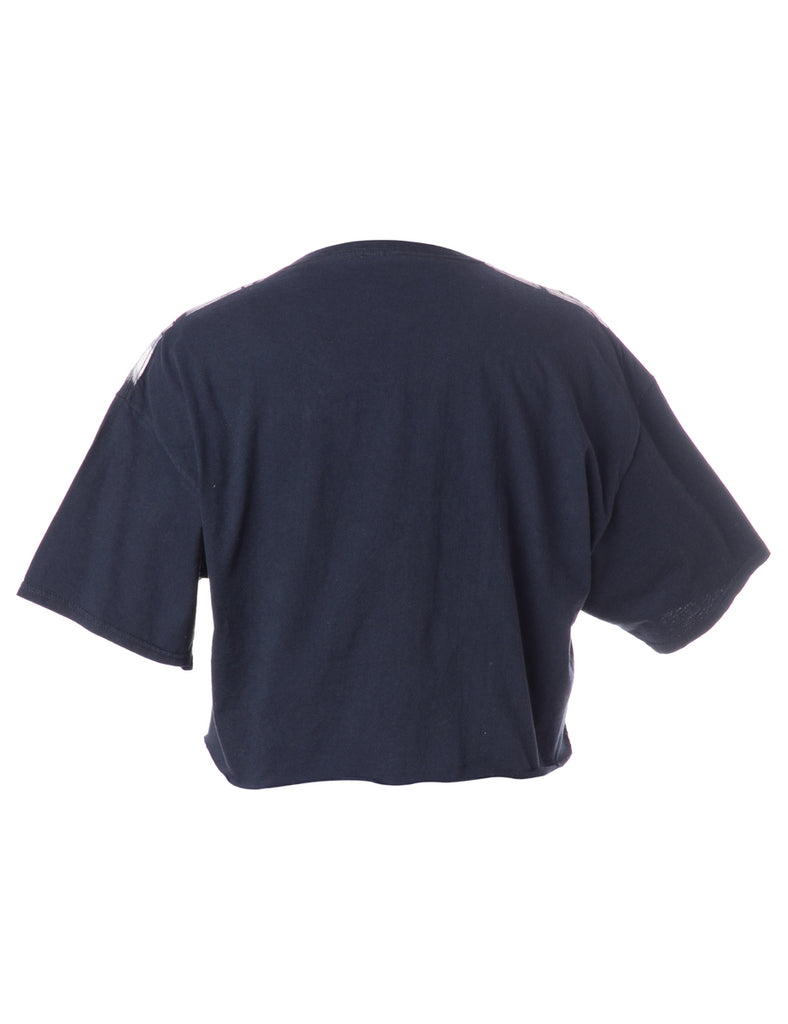 Label Kim Printed Cropped Tee