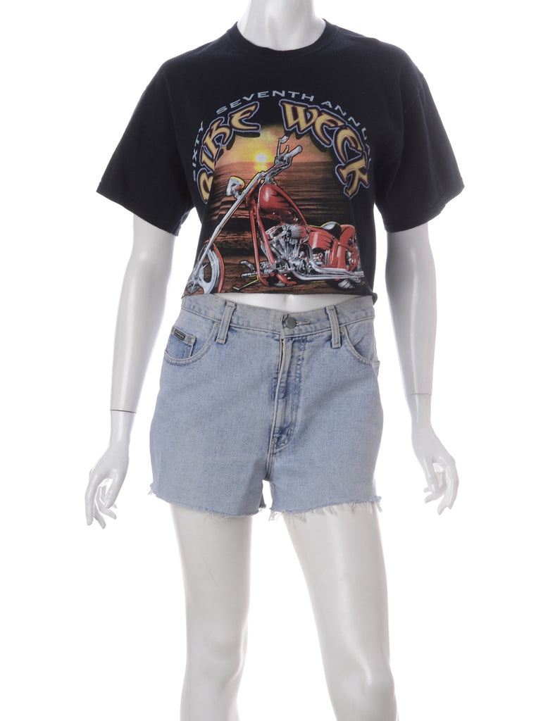 Beyond Retro Label Label Kim Printed Cropped Tee