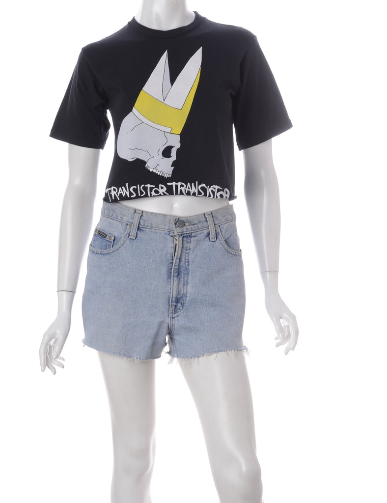 Beyond Retro Label Label Kim Printed Cropped Tee