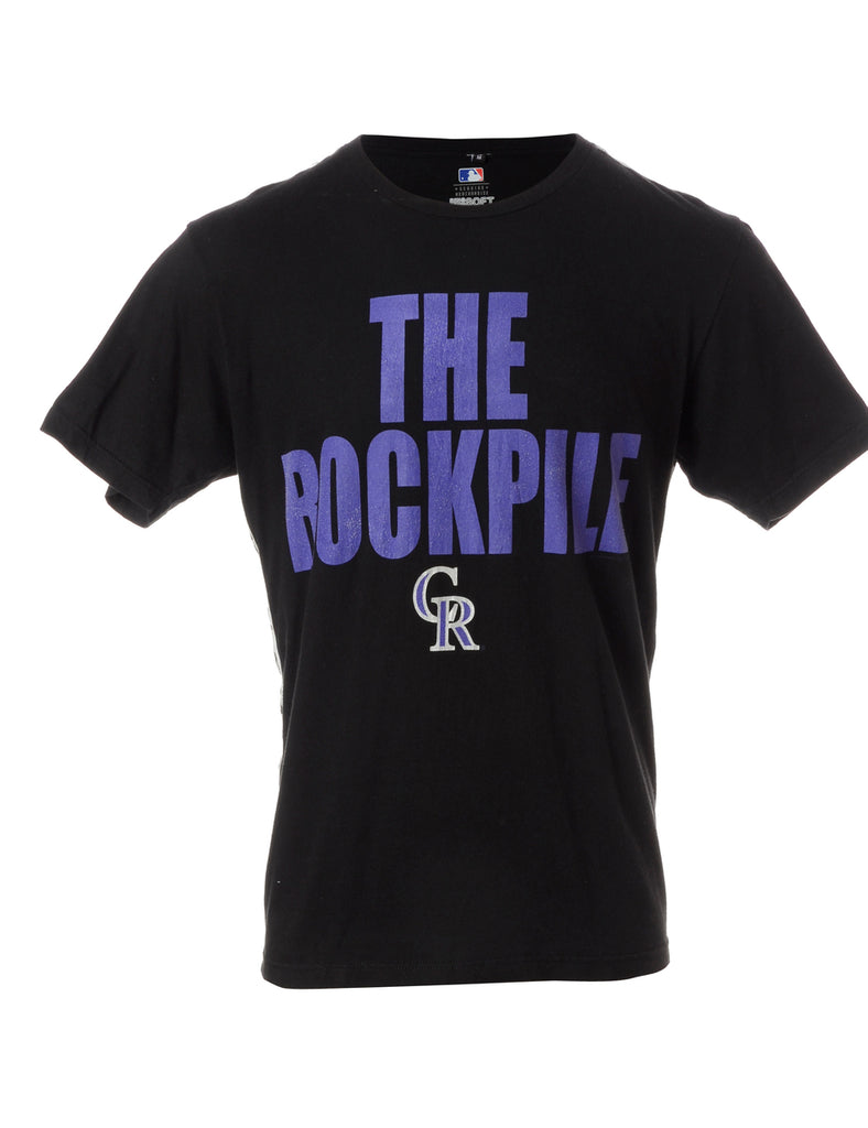Beyond Retro Label Label Kourt Side Tape T-Shirt