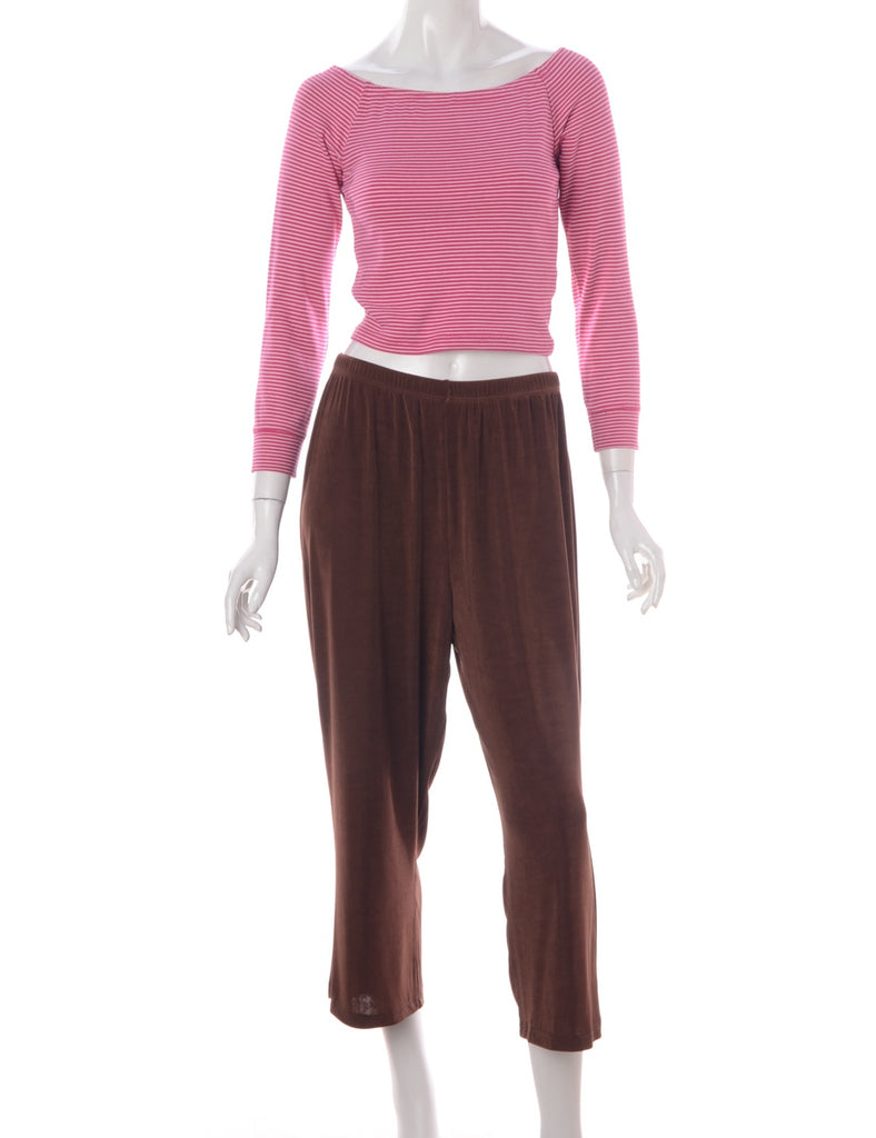 Beyond Retro Label Label Lara Cropped Lycra Trouser