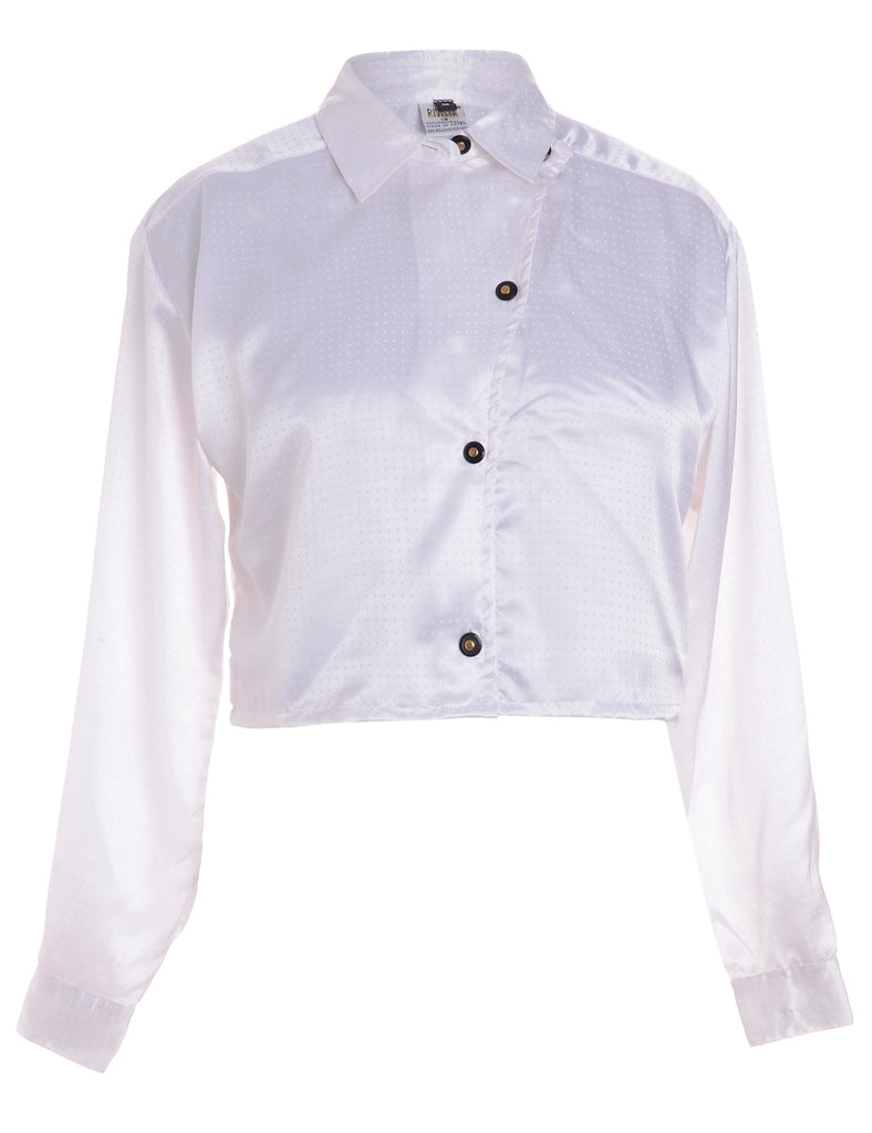 Beyond Retro Label Label Long Sleeve Silk Pussy Bow Blouse