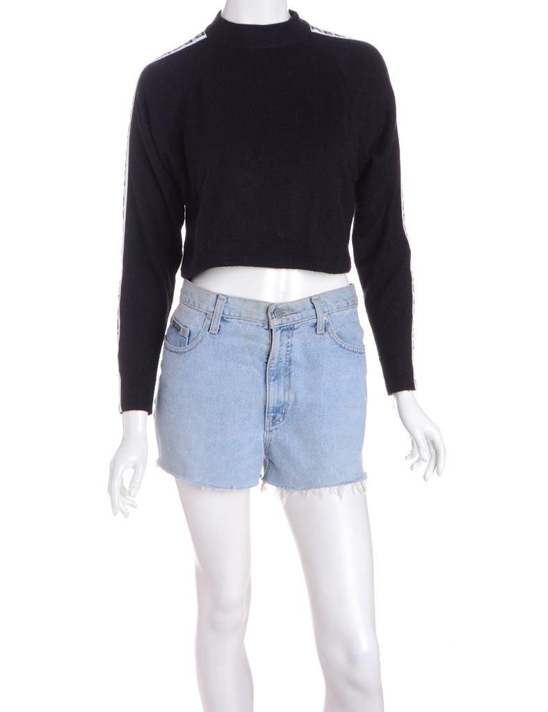 Beyond Retro Label Label Long Sleeved Cropped Tape Knit