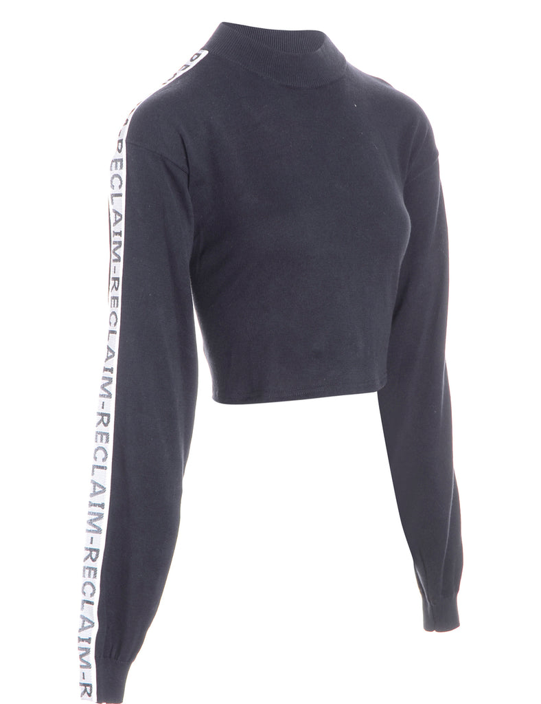 Beyond Retro Label Label Long Sleeved Kira Cropped Tape Knit
