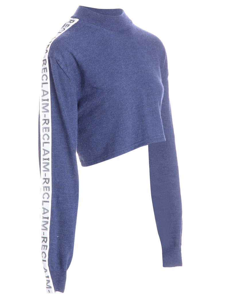 Beyond Retro Label Label Long Sleeved Kira Cropped Tape Knit