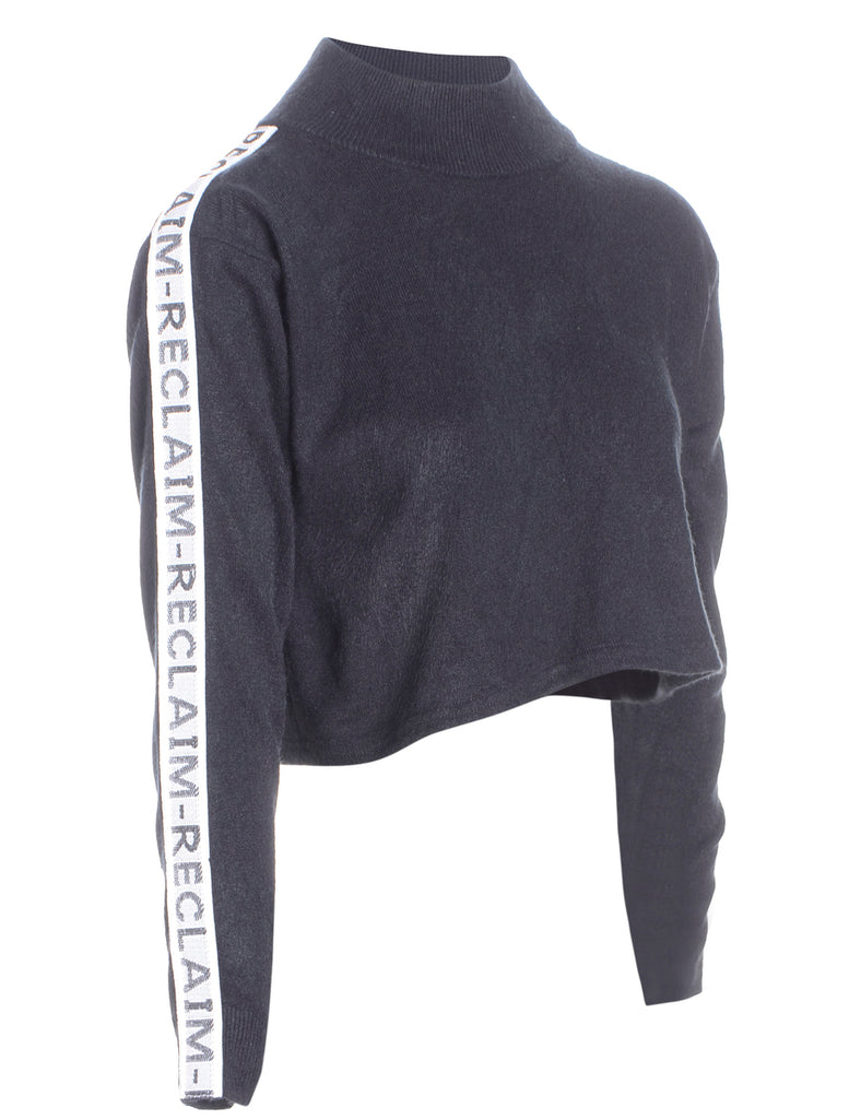 Beyond Retro Label Label Long Sleeved Kira Cropped Tape Knit