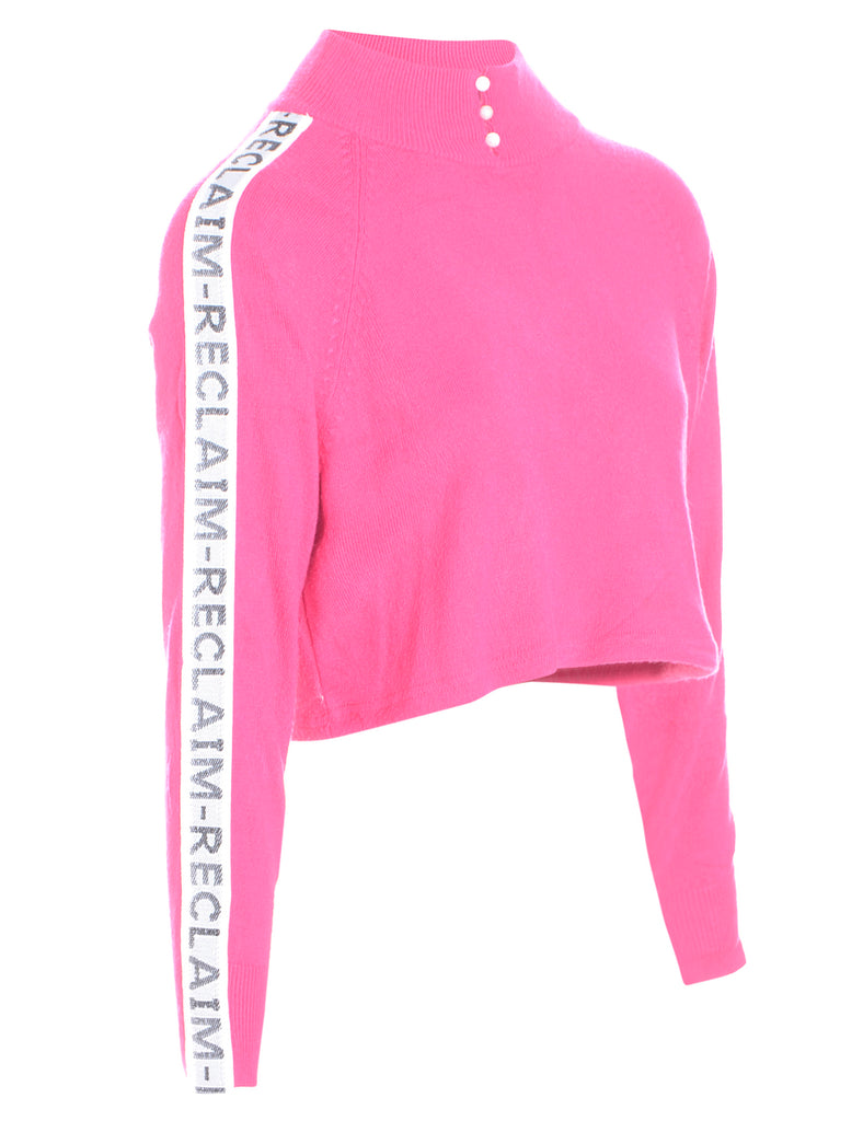 Beyond Retro Label Label Long Sleeved Kira Cropped Tape Knit