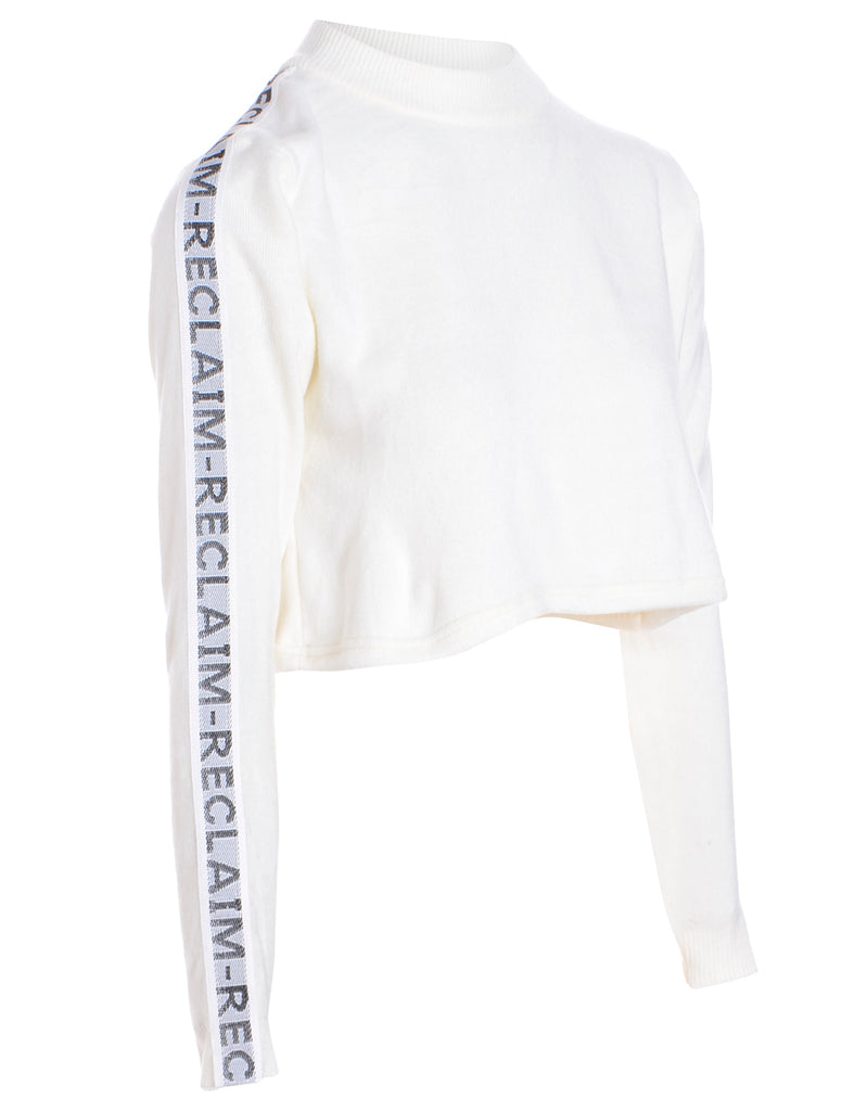 Beyond Retro Label Label Long Sleeved Kira Cropped Tape Knit