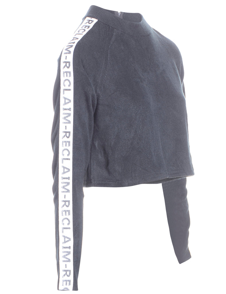 Beyond Retro Label Label Long Sleeved Kira Cropped Tape Knit