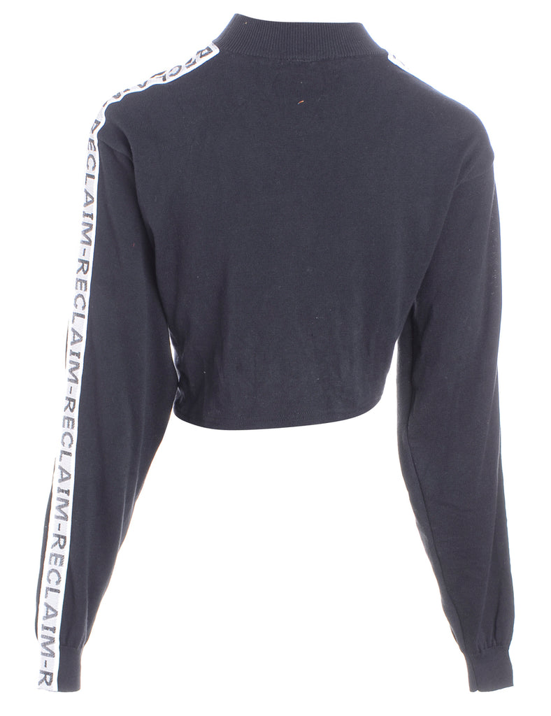 Beyond Retro Label Label Long Sleeved Kira Cropped Tape Knit