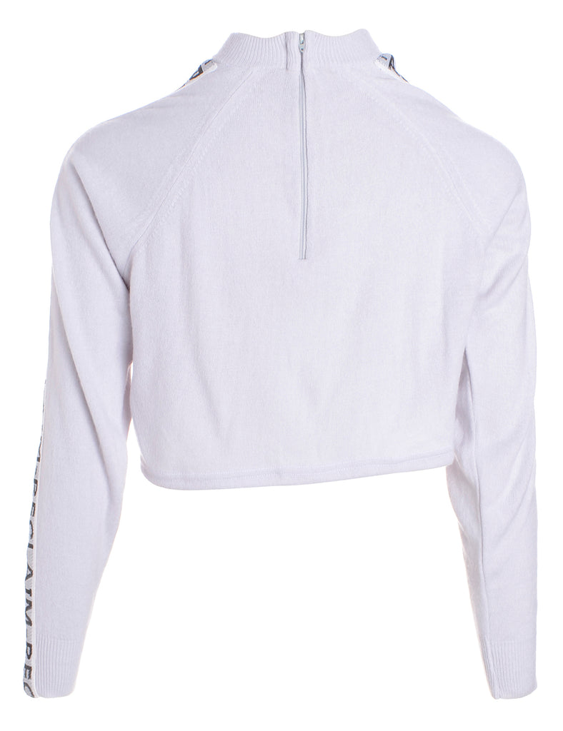 Beyond Retro Label Label Long Sleeved Kira Cropped Tape Knit