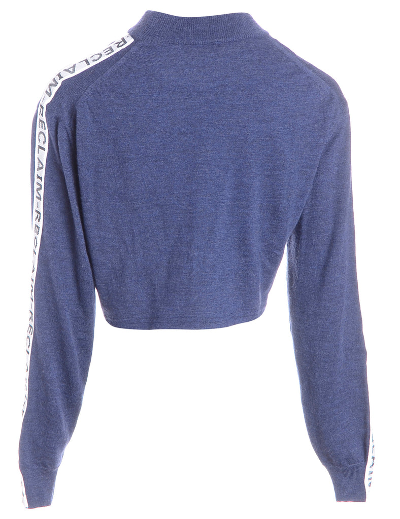 Beyond Retro Label Label Long Sleeved Kira Cropped Tape Knit