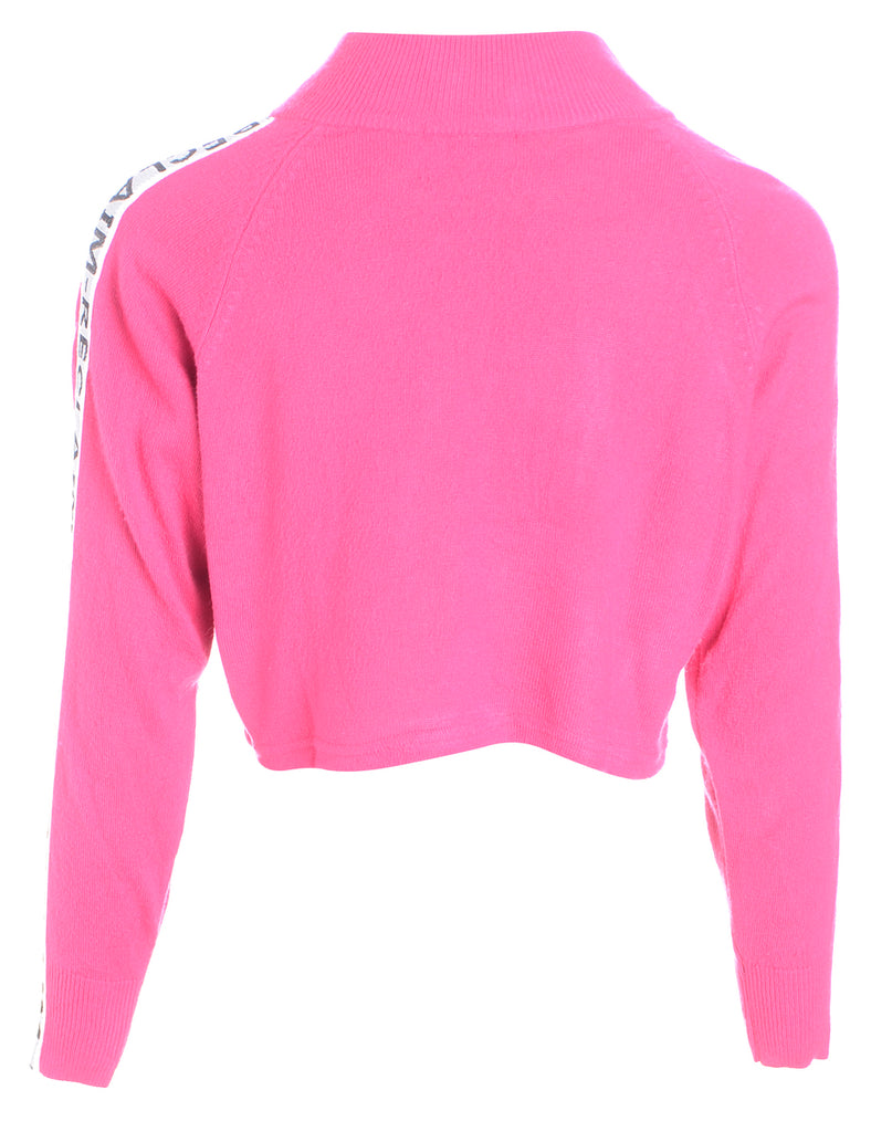 Beyond Retro Label Label Long Sleeved Kira Cropped Tape Knit