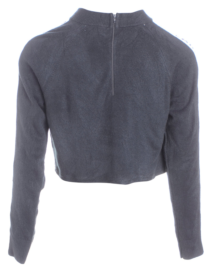 Beyond Retro Label Label Long Sleeved Kira Cropped Tape Knit