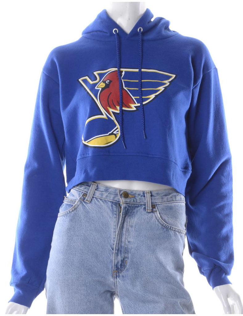 Beyond Retro Label Label Louise Cropped Sports Sweatshirt