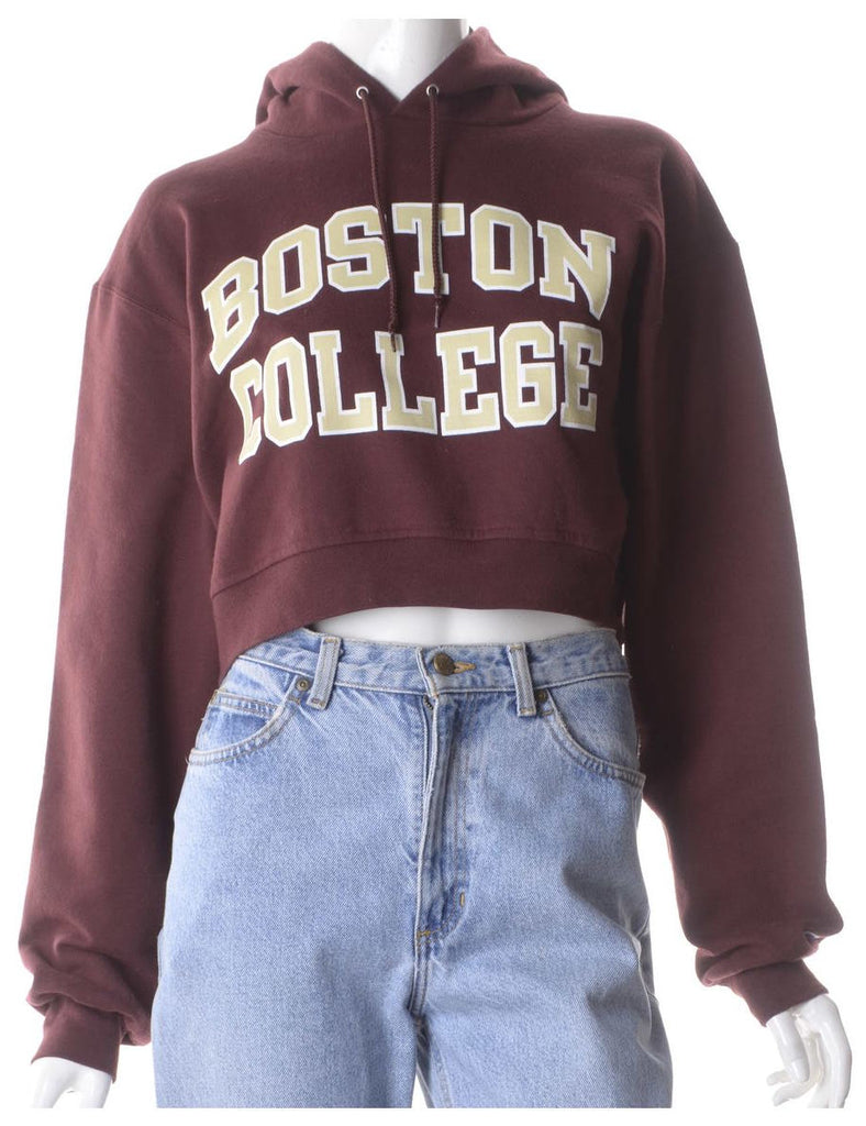 Beyond Retro Label Label Louise Cropped Sports Sweatshirt