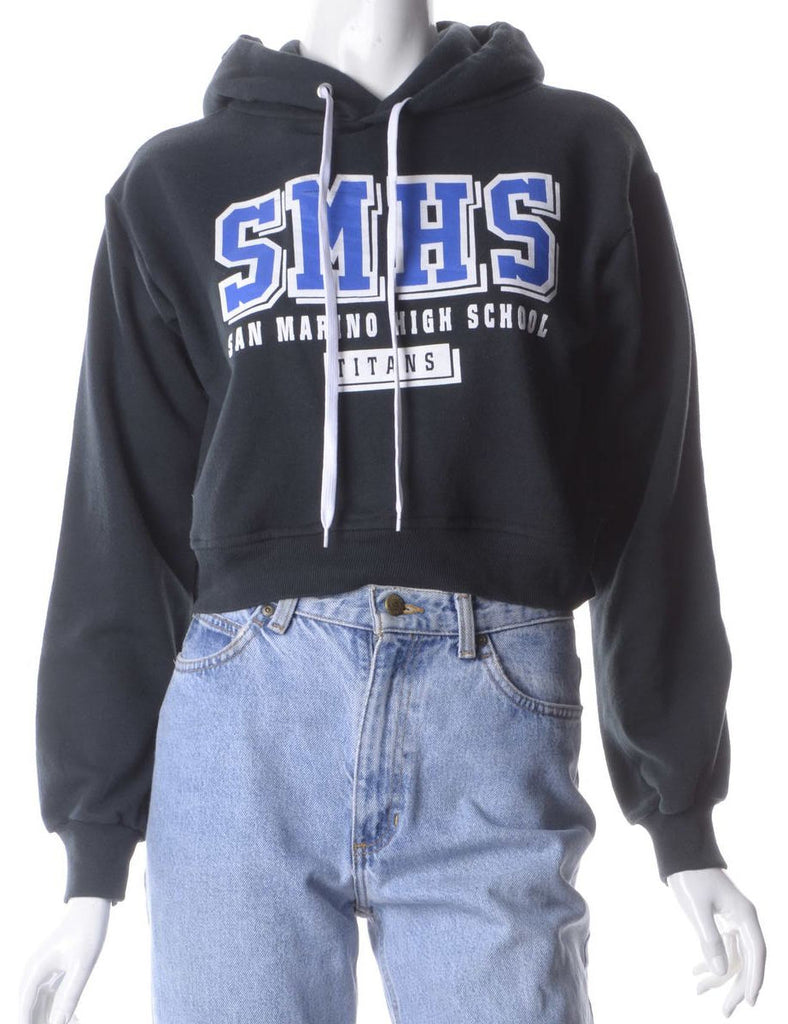 Beyond Retro Label Label Louise Cropped Sports Sweatshirt