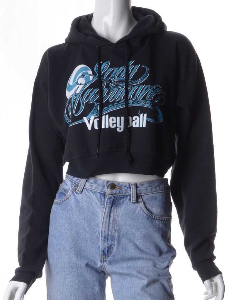 Beyond Retro Label Label Louise Cropped Sports Sweatshirt