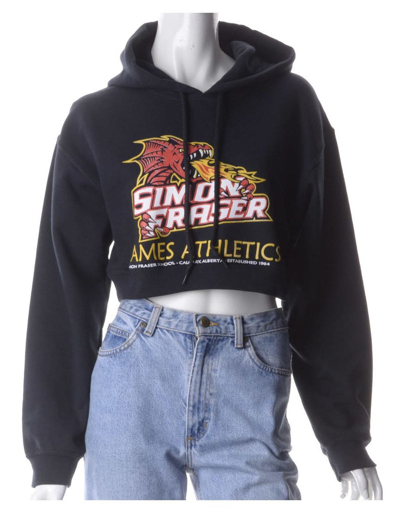 Beyond Retro Label Label Louise Cropped Sports Sweatshirt