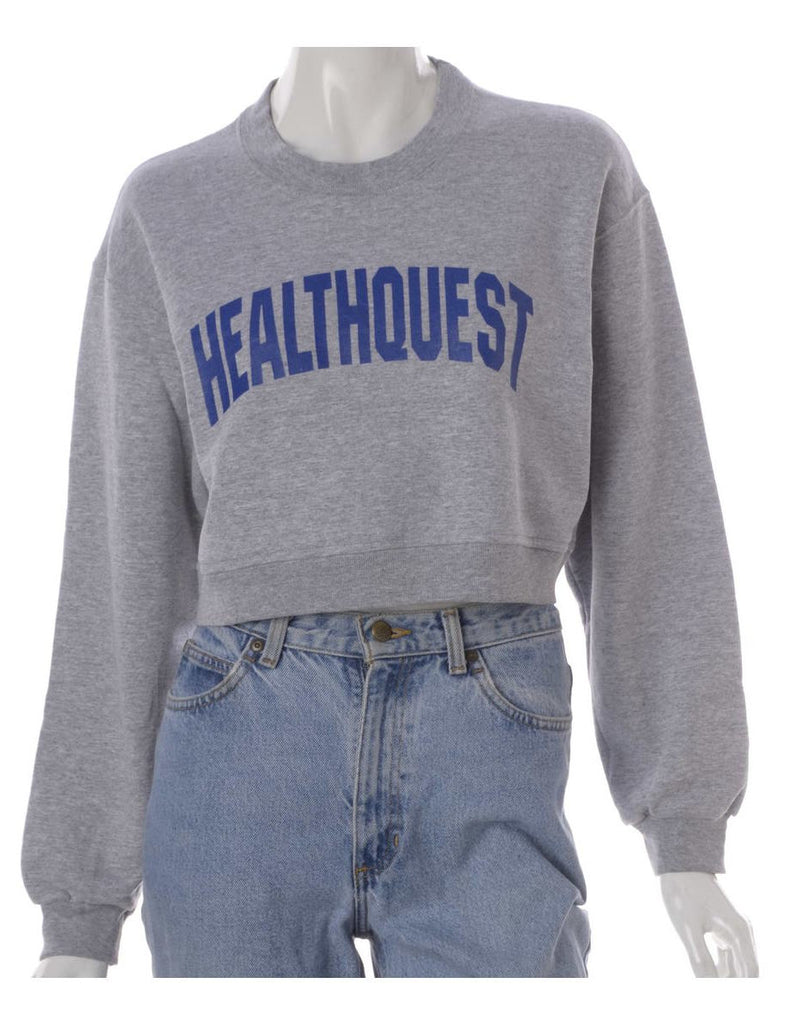 Beyond Retro Label Label Louise Cropped Sports Sweatshirt