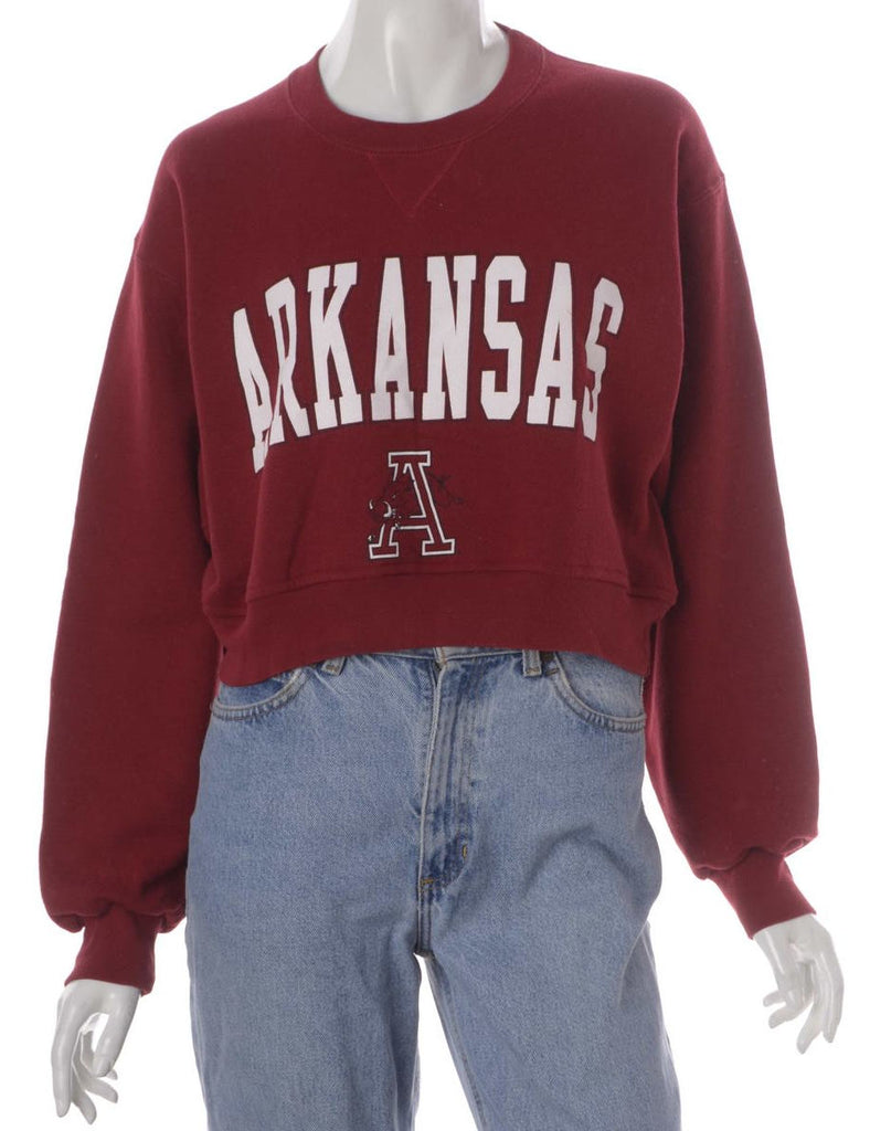 Beyond Retro Label Label Louise Cropped Sports Sweatshirt