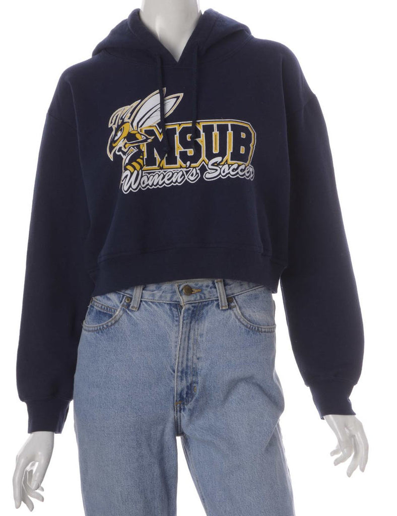 Beyond Retro Label Label Louise Cropped Sports Sweatshirt