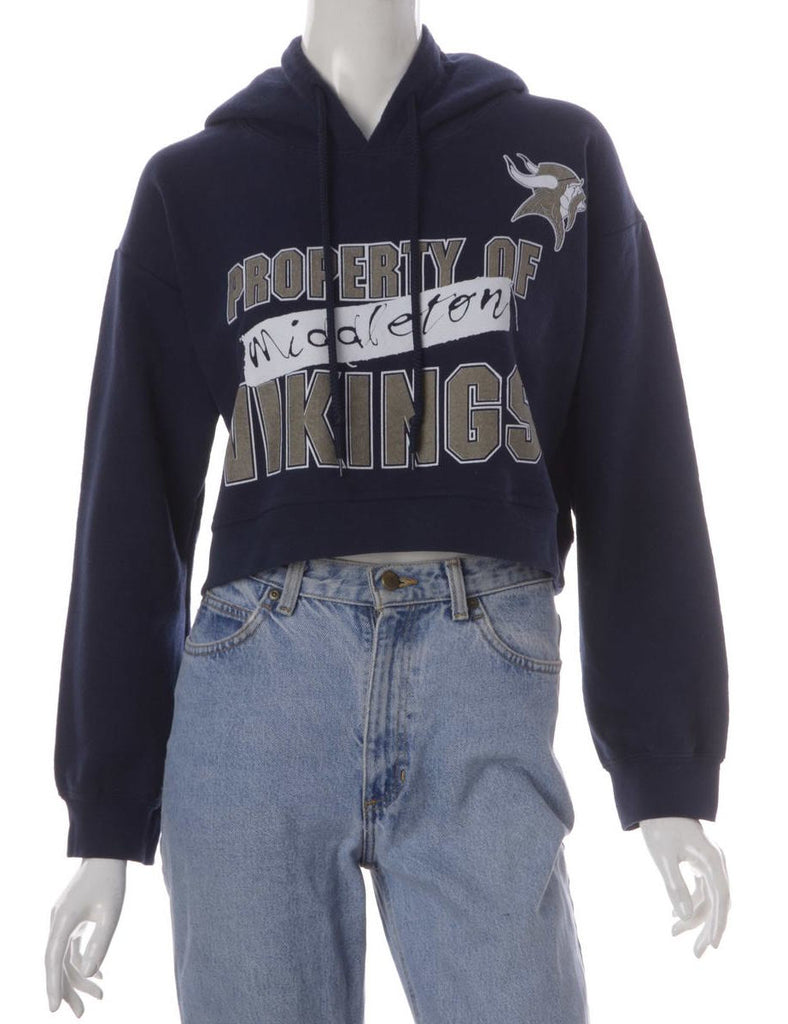 Beyond Retro Label Label Louise Cropped Sports Sweatshirt