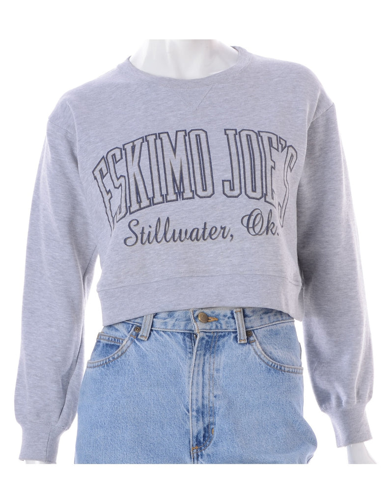 Beyond Retro Label Label Louise Cropped Sports Sweatshirt