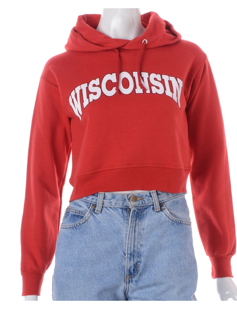 Beyond Retro Label Label Louise Cropped Sports Sweatshirt