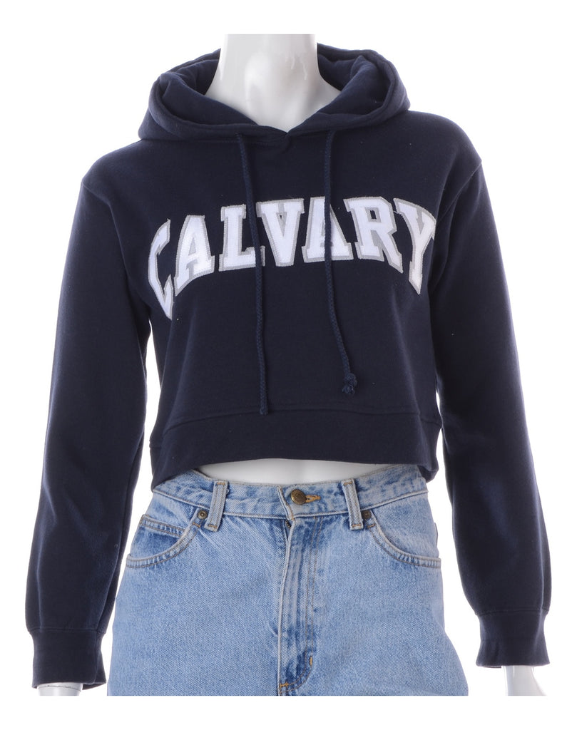 Beyond Retro Label Label Louise Cropped Sports Sweatshirt