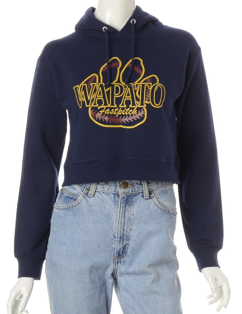 Beyond Retro Label Label Louise Cropped Sports Sweatshirt
